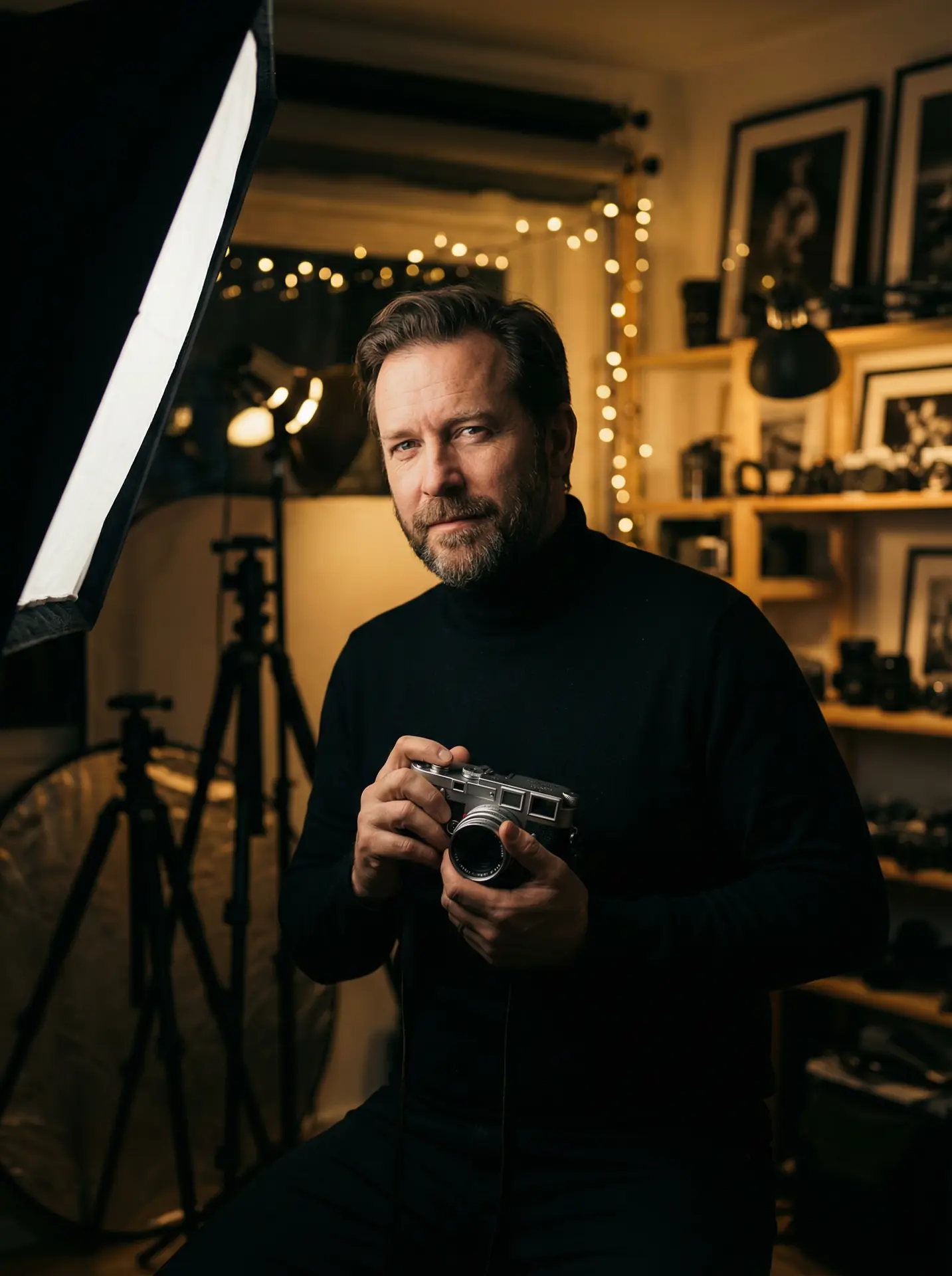 青柠TV在线观看 封面人物 - 摄影师陈墨在工作室中的肖像